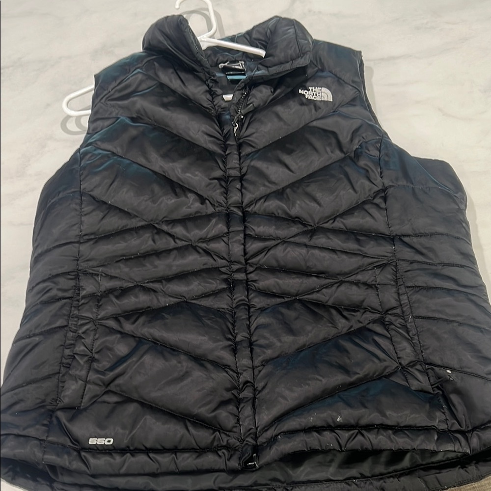The North Face Black Puffer Vest